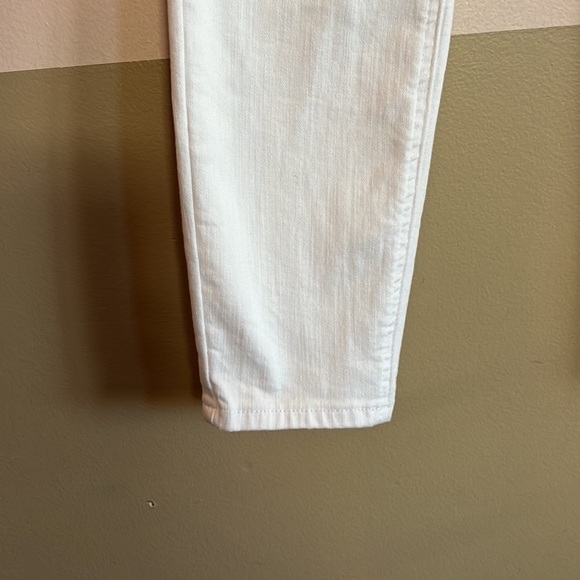 Pistola High Rise Distressed White Skinny Jeans 27 - Picture 9 of 10